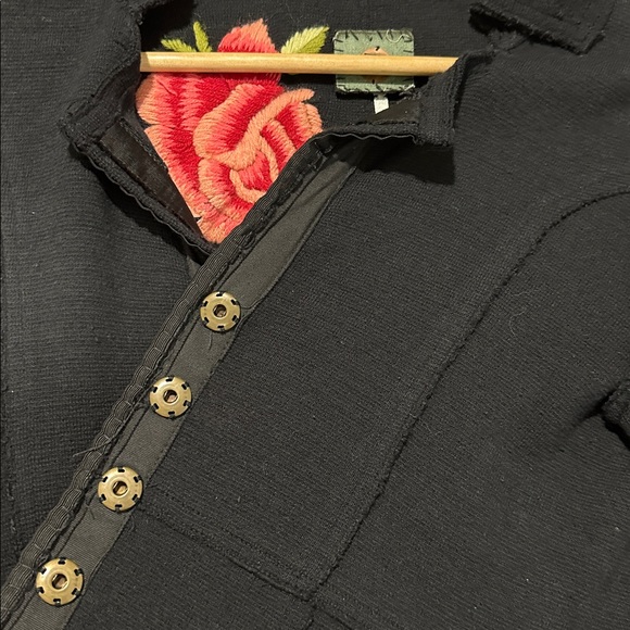 Rare Free People Embroidered Knit Jacket - Picture 11 of 11